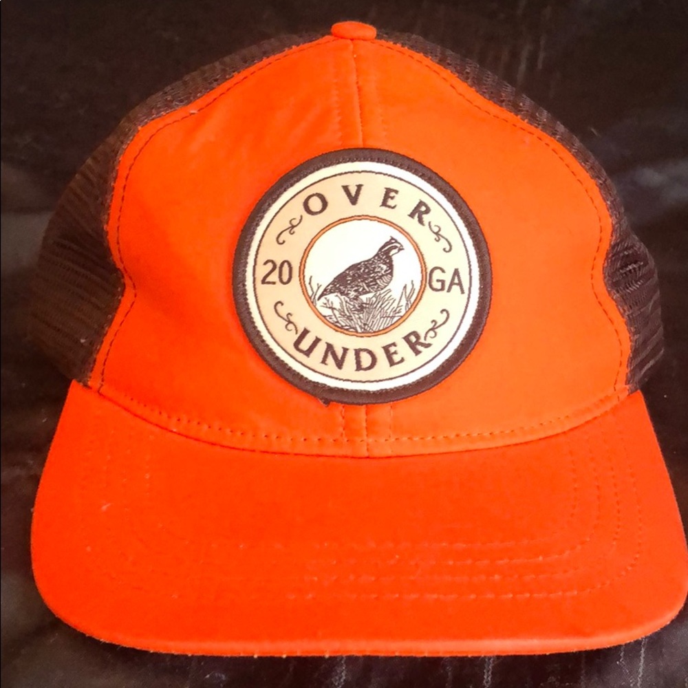 Over under snap back hat